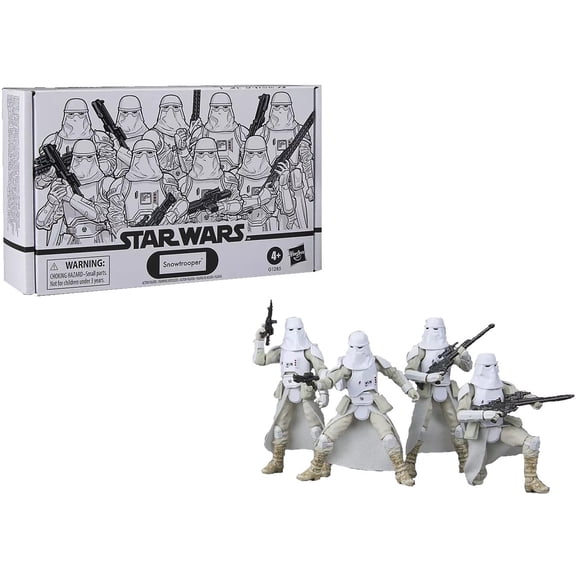 Hasbro Collectibles - Star Wars: The Empire Strikes Back - Vintage Collection - Snowtrooper Action Figure 4-Pack
