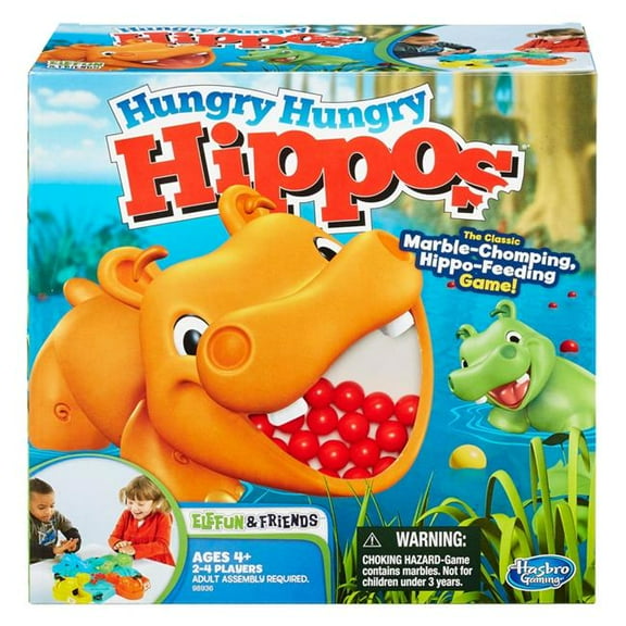Hasbro  Elefun & Friends Hungry Hungry Hippos Game