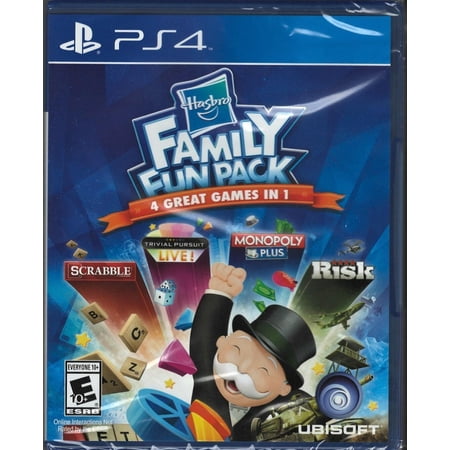 Hasbro Family Fun Pack PS4 (Brand New Factory Sealed US Version) PlayStation 4,-0887256015350