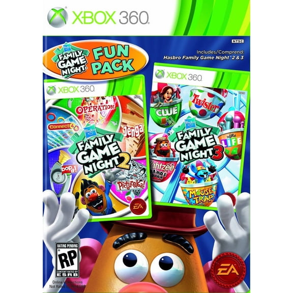 Pre-Owned Hasbro Family Game Night Fun Pack (XBOX 360)