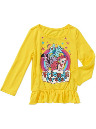 My Little Pony Rainbow Dash, Fluttershy and Twilight Sparkle Girls 5 Pack  Mix of Character and Roleplay Onesies, Infant