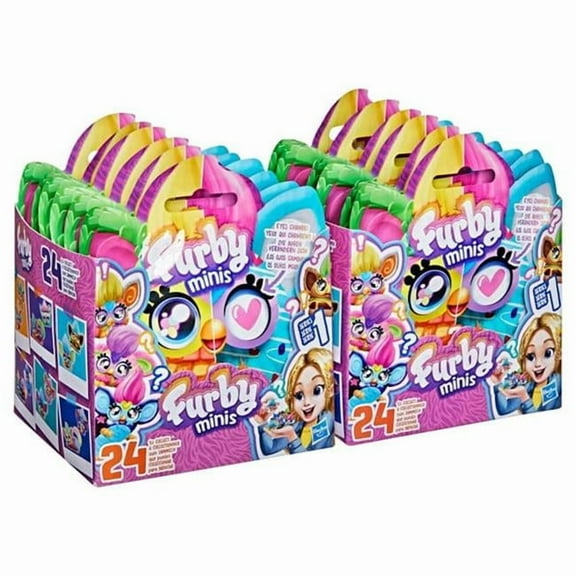 Hasbro HSBG0457 Furby Mini Assortment Plush Toys - 12 Piece