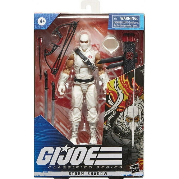 Hasbro G.I. Joe: Classified Series Storm Shadow Action Figure, with 9 Character Inspired Accessories