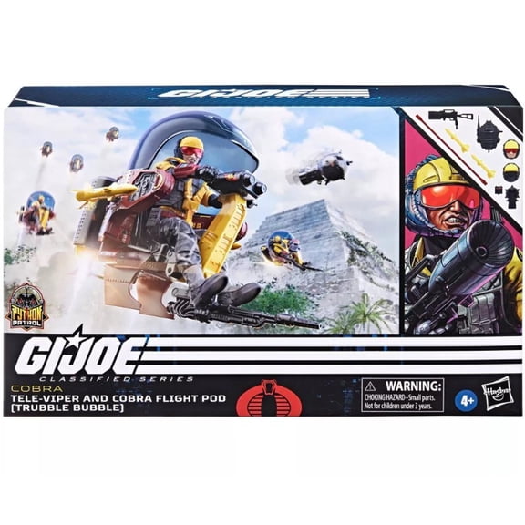 Hasbro G.I. Joe Classified Tele-Viper and Cobra Flight Pod Age 3+ Action Figure, Plastic (6")