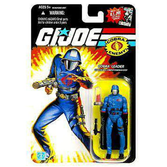 Hasbro Gi Joe Cobra Commander Action Figure 25th Anniversary M A S S