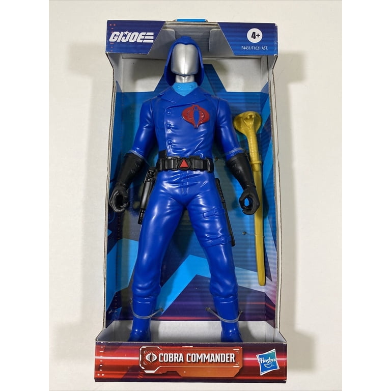Hasbro GI Joe Cobra Commander Action Figure, Multicolor, 9