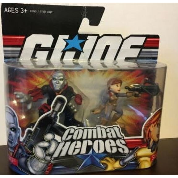 Hasbro GI Joe Combat Heroes Destro & Scarlett Figures