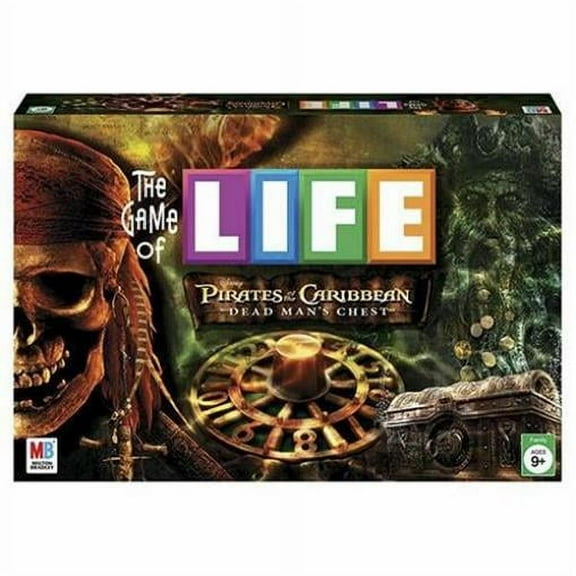 Open Box Hasbro Game of Life: Pirates of the Caribbean Dead Man's Chest Edition,Board Game, 2-6 Players