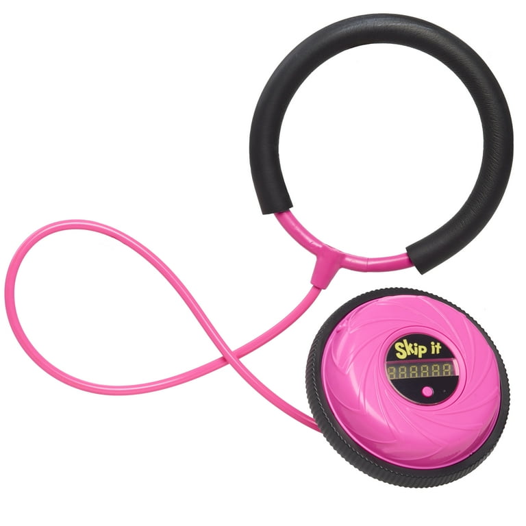 Skip It Retro Outdoor Toy, Light Up Ball and Digital Counter, Pink