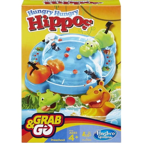 Hungry Hippos Grab and Go Game (Hasbro)
