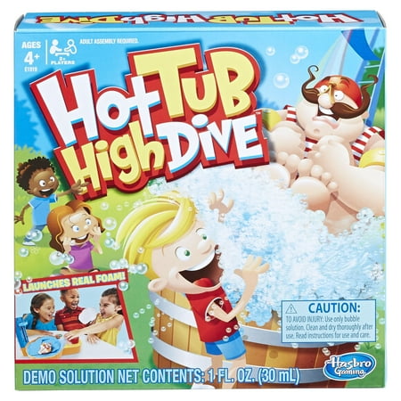 Hot Tub High Dive Game With Bubbles For Kids Board Game