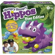 Hasbro Gaming Hungry Hungry Hippos Dino Edition Board Game, Pre-School Game Ages Players