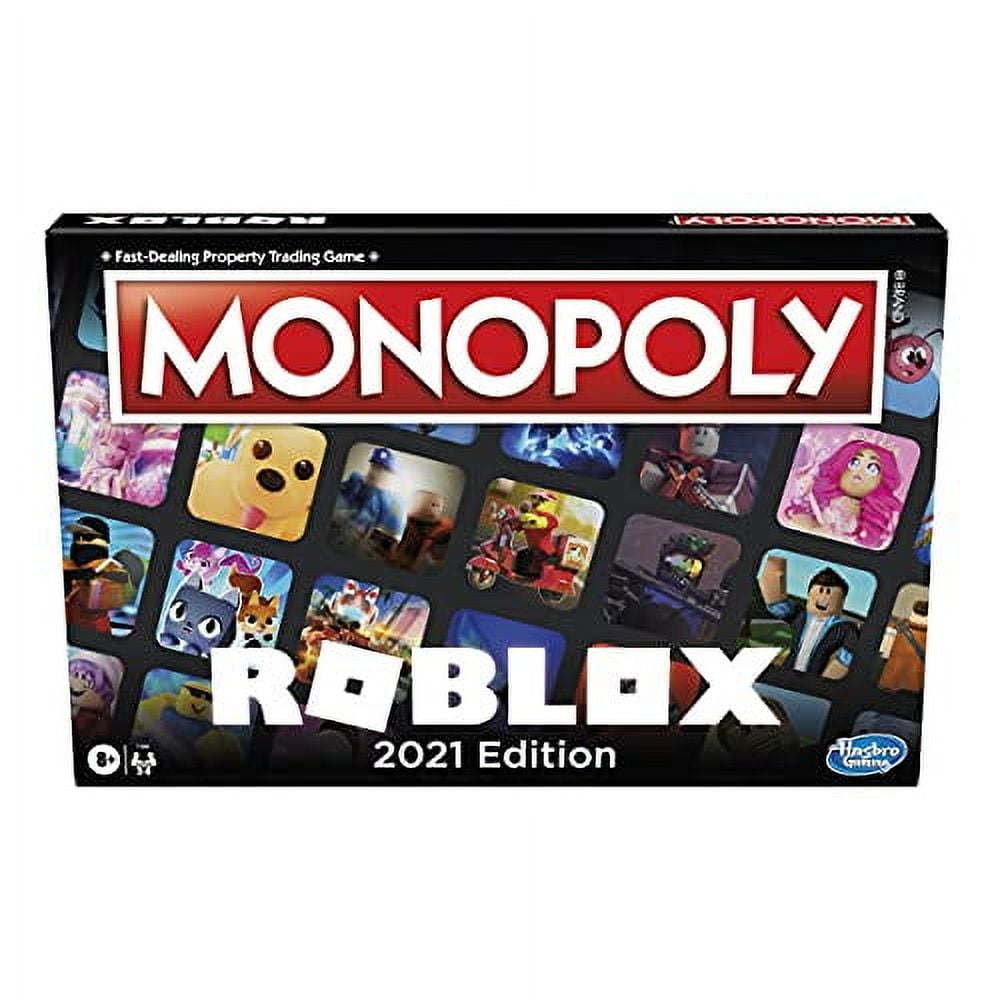Hasbro Gaming Monopoly: Roblox 2022 Edition Game, Monopoly Board Game Collect and Trade Popular Roblox Experiences