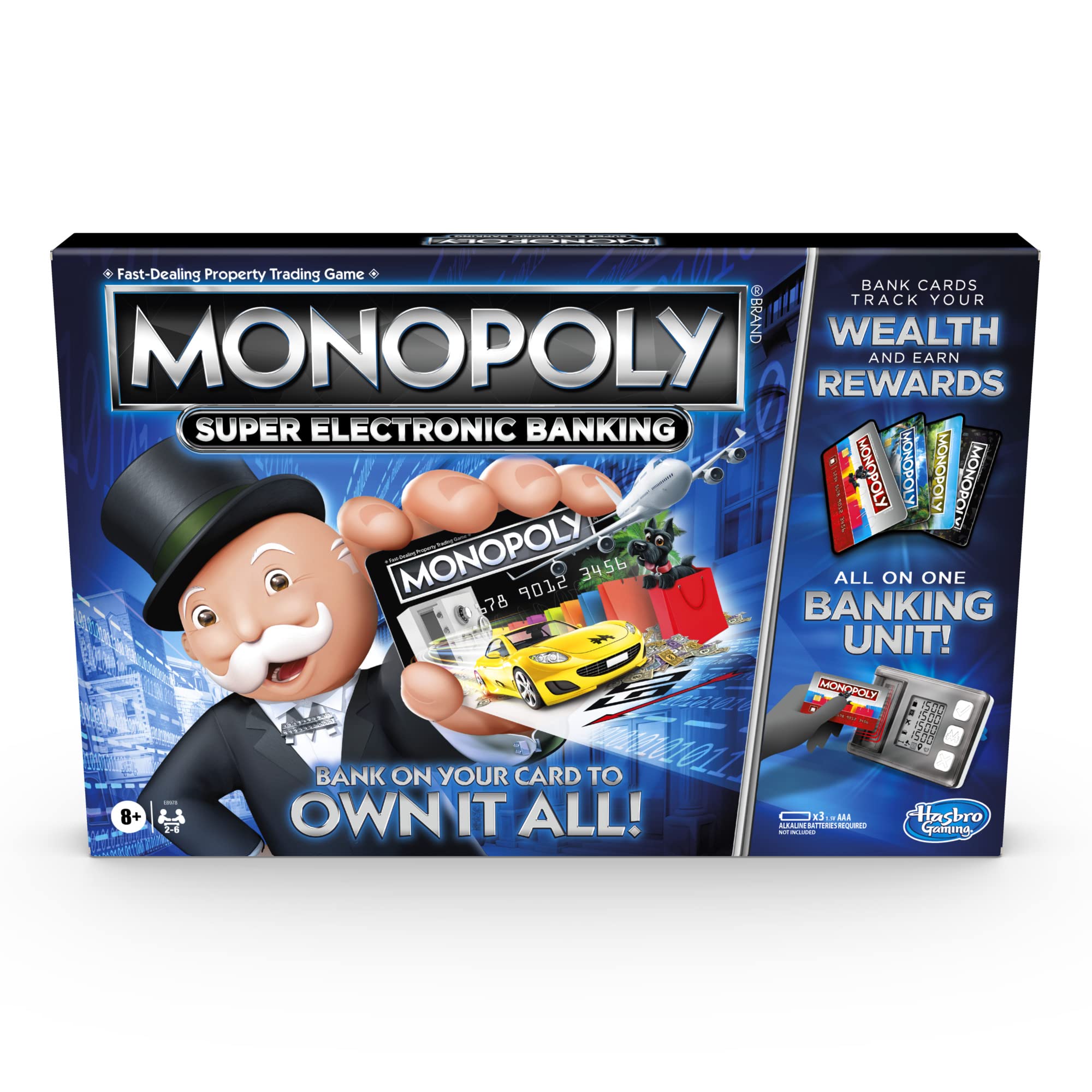 Hasbro Gaming Monopoly Super OIF8 Electronic Banking Board Game
