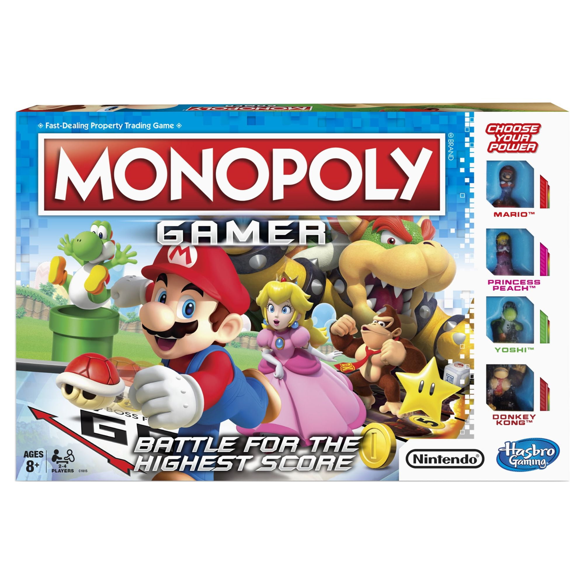 The Game of Life: Super Mario Edition Board Game for Kids Ages 8