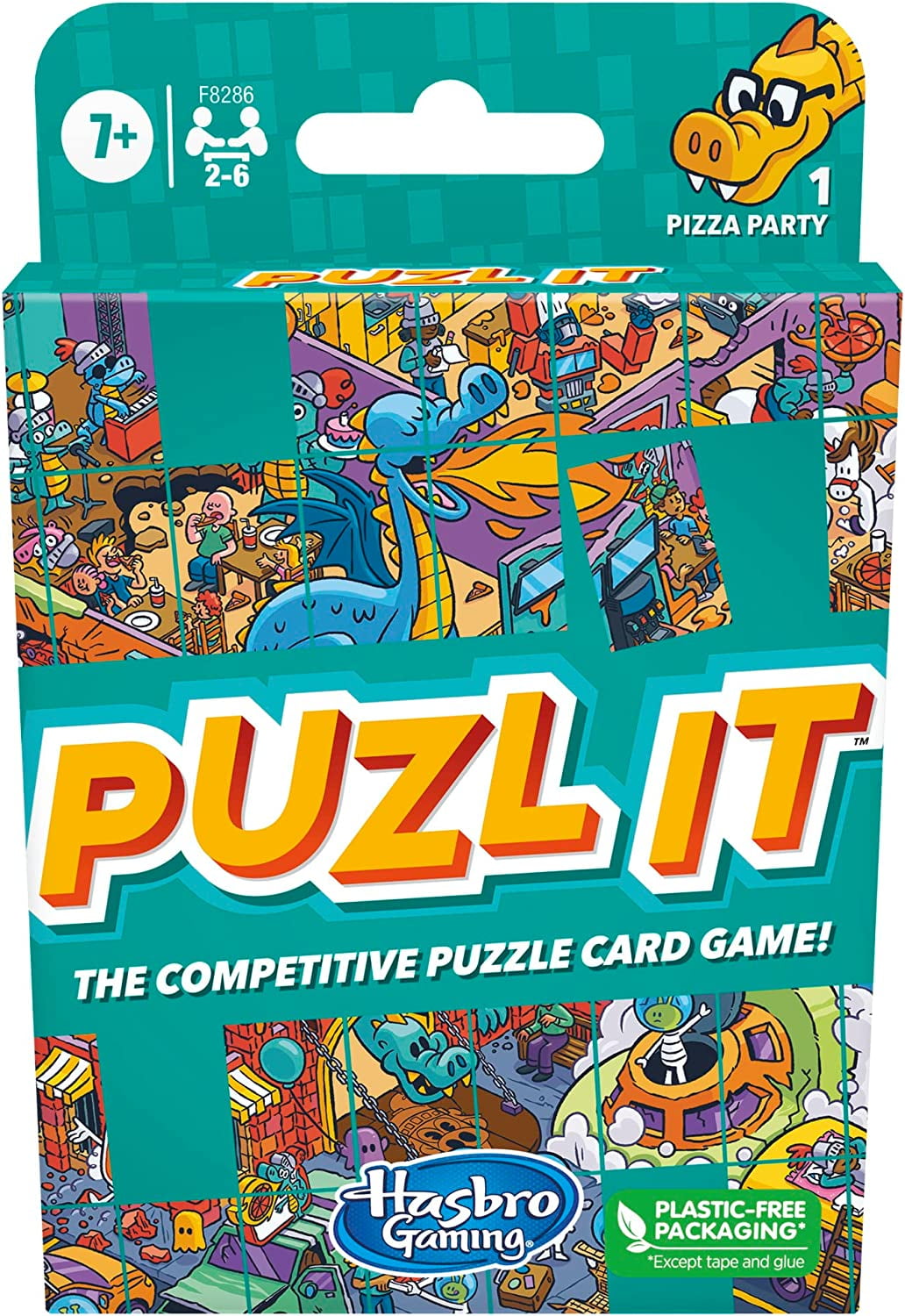 Hasbro Gaming Puzl It Game, Competitive Puzzle Card Game for Ages 7 and