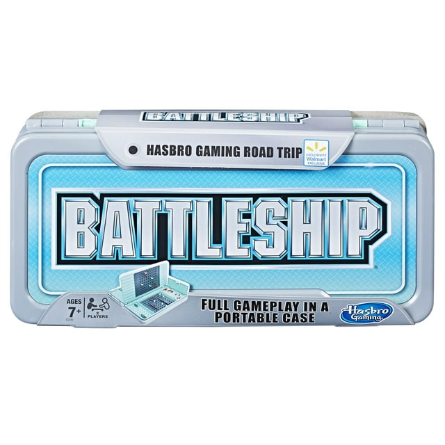 Hasbro Gaming Road Trip Series Battleship Board Game; Full Gameplay in Portable Case