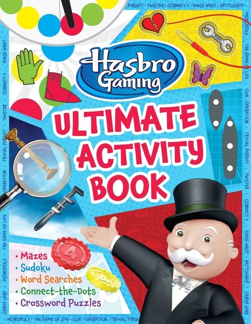 8-12,　Puzzles,　Kid's　Board　Ultimate　Book　Hasbro　Games,　Kids　Games,　Gaming　Game　Activity　Books,　(Hasbro　Word　Mazes)　(Paperback)
