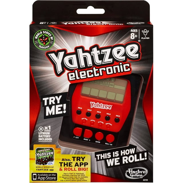 Hasbro Gaming Yahtzee Handheld Digital Game - Walmart.com