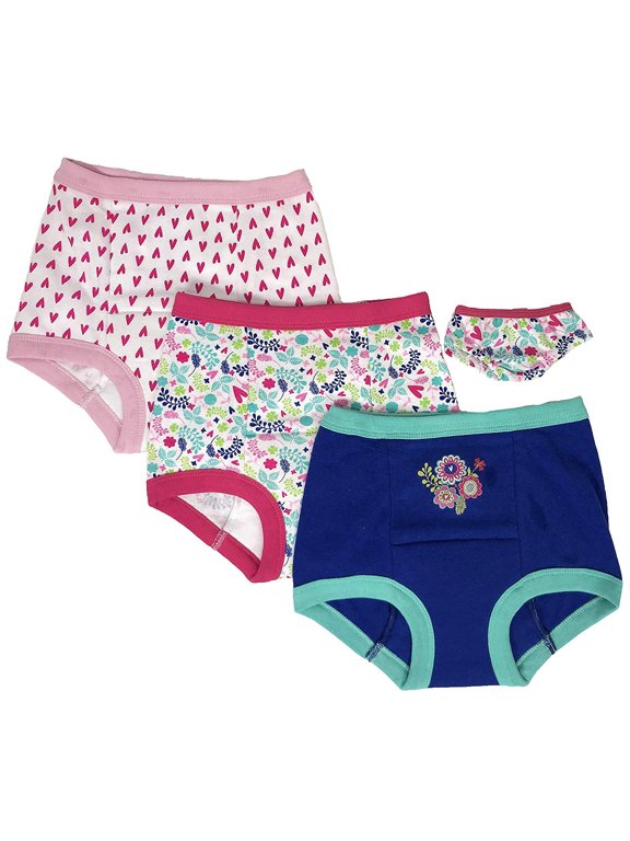 Girls' Toddler Baby Alive 3-Pack Training Pant with Matching Pair for Doll, 3T