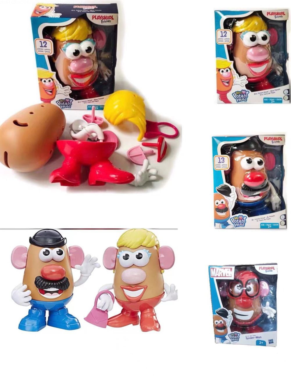 Mr. Potato Head Classic Toy for Ages 2 and up, Includes 11