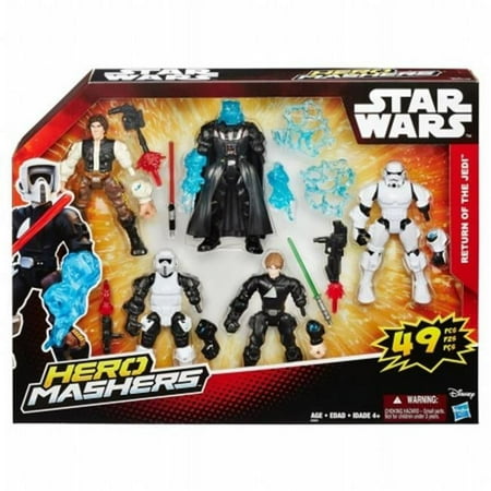 Hasbro HSBB3659 Star War Hero Mashers, Multi Pack of 4
