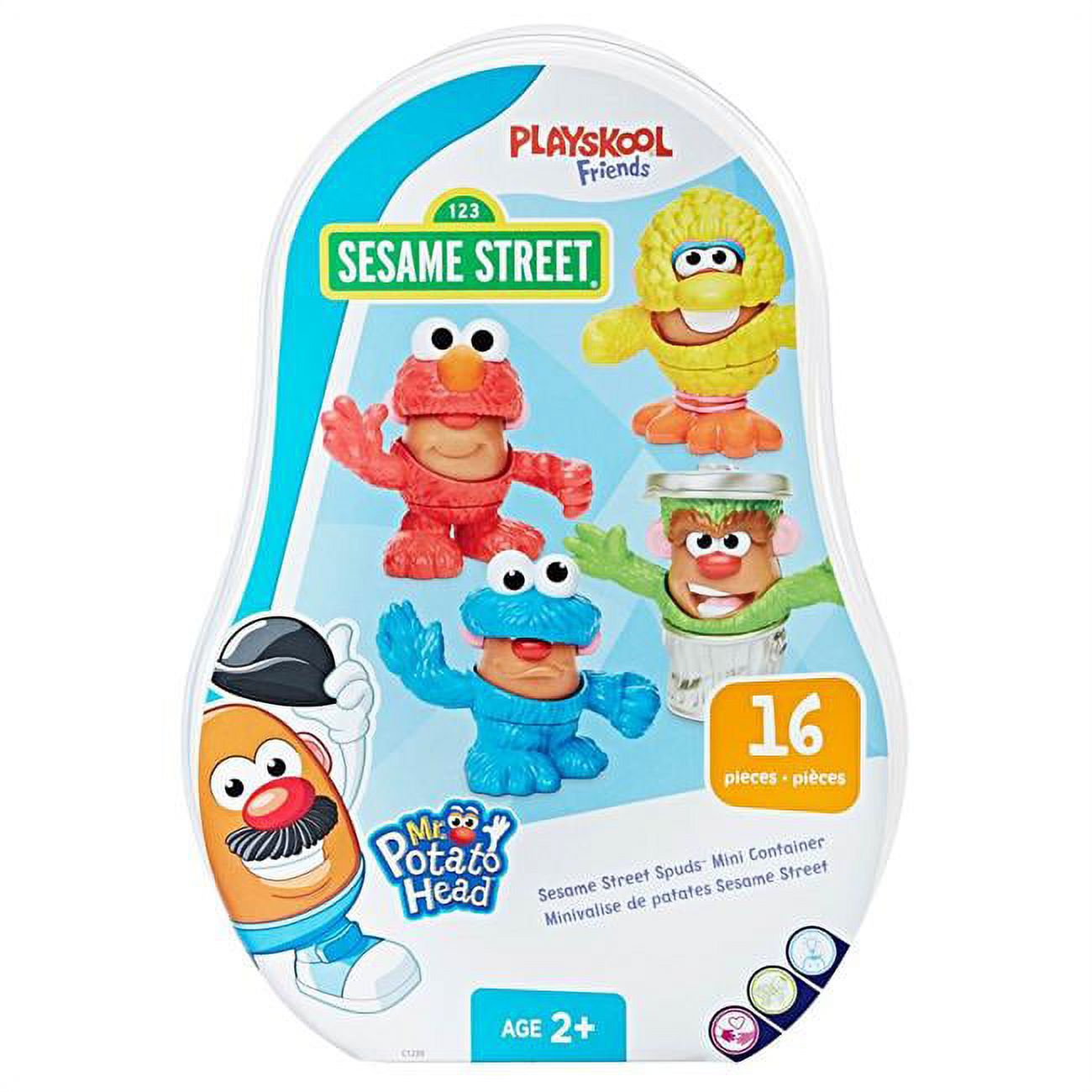 Hasbro HSBC1239 Mr Potato Head Sesame Street Spuds Mini Container Toys Hasbro HSBC1239 Mr Potato Head Sesame Street Spuds Mini Container Toys