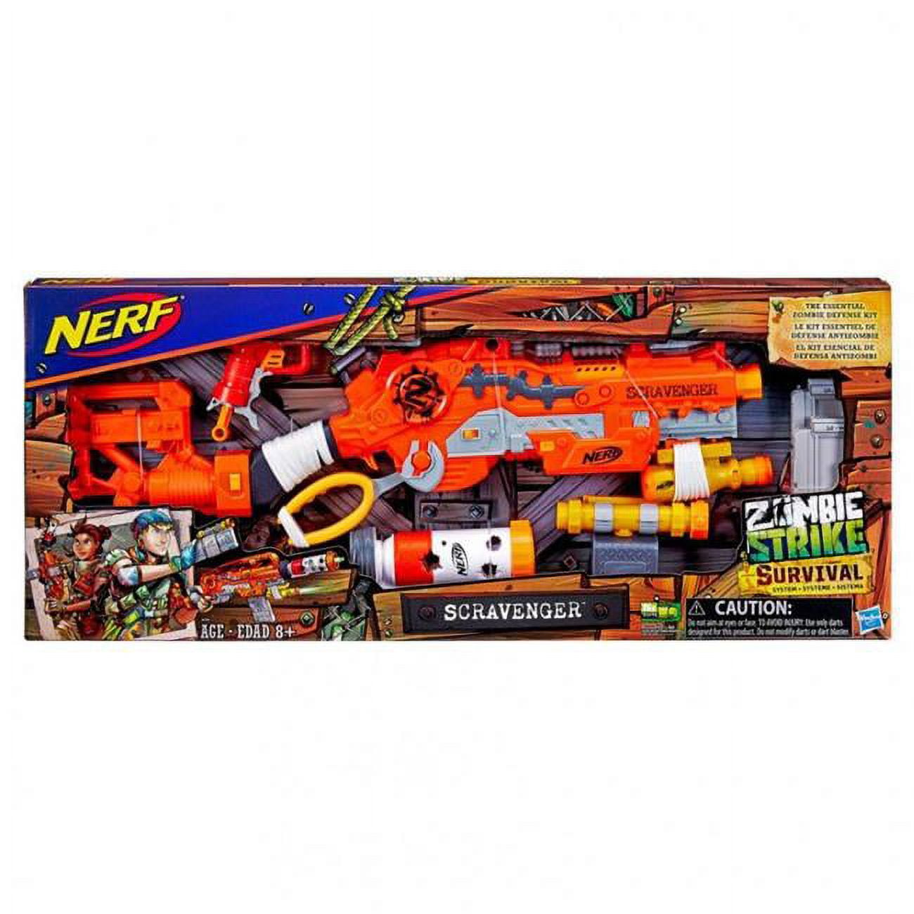 Hasbro HSBE1754 NERF Zombie Scravenger, 4 Count - Walmart.com