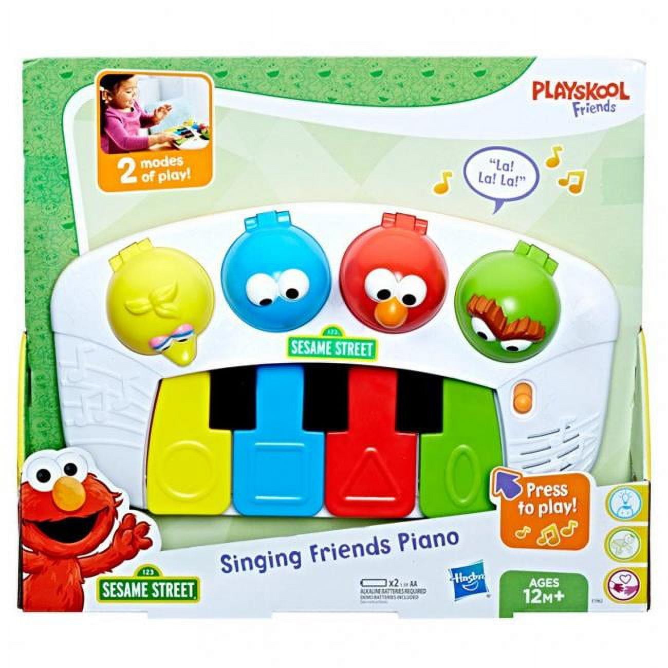 Hasbro HSBE1962 Sesame Street Singing Friends Piano, 4 Count