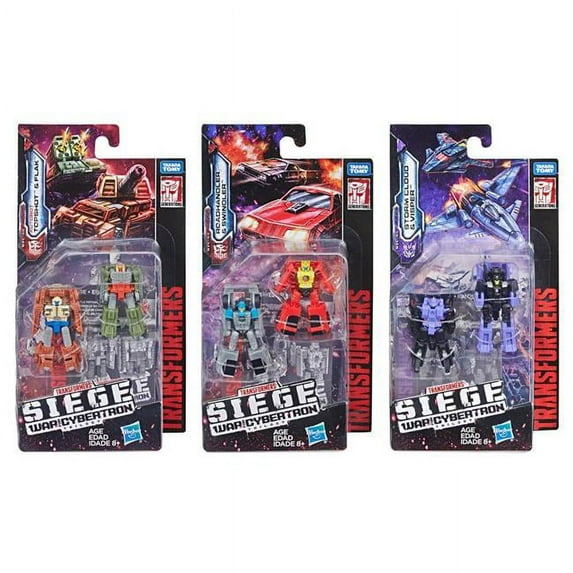 Hasbro HSBE3420 Transformers War for Cybertron Siege Micro Master Assortment, Pack of 8