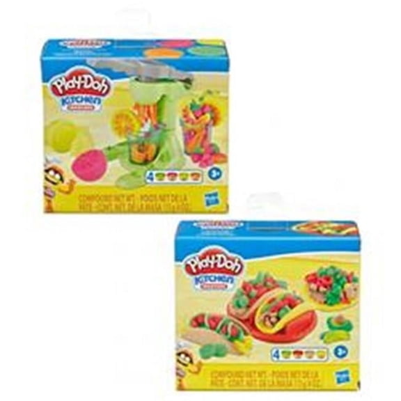 Hasbro HSBE6686 Play Doh-Foodie Favorites Toys Assortment - 24 Piece