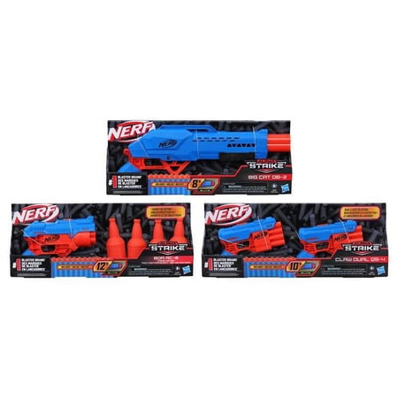Hasbro HSBF2222 Nerf Alpha Strike Value Toys, Assorted Style - 3 Piece