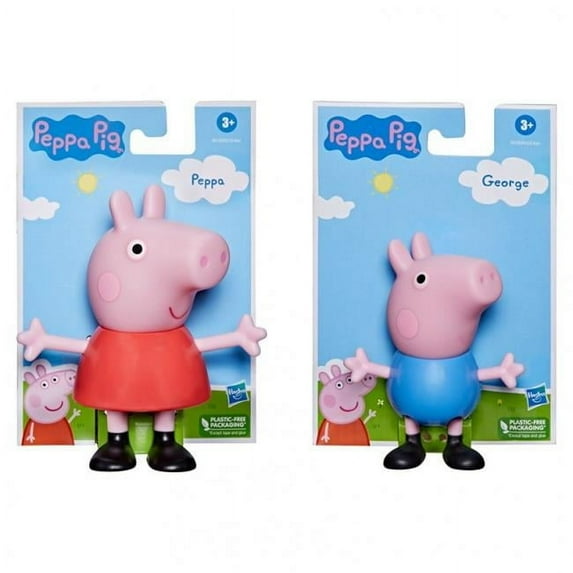 Hasbro HSBF6155 Peppa Single Figure, Pack of 6