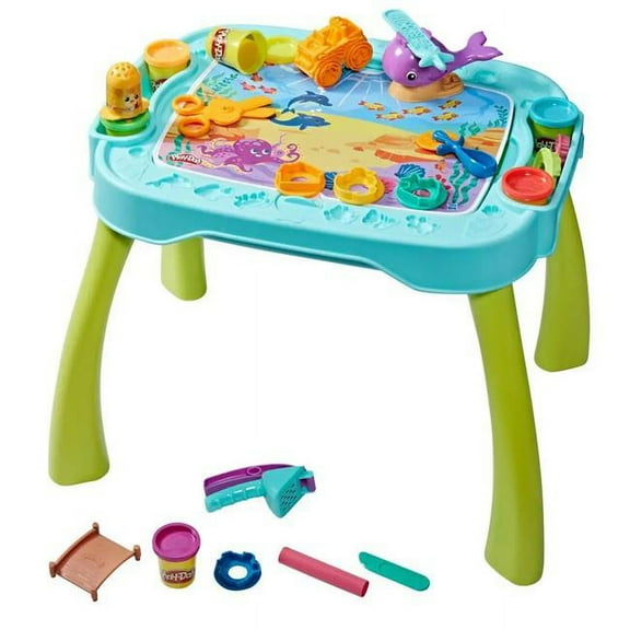 Hasbro HSBF6927 Play-Doh All-in-One Creativity Starter Station Activity Table - 2 Piece