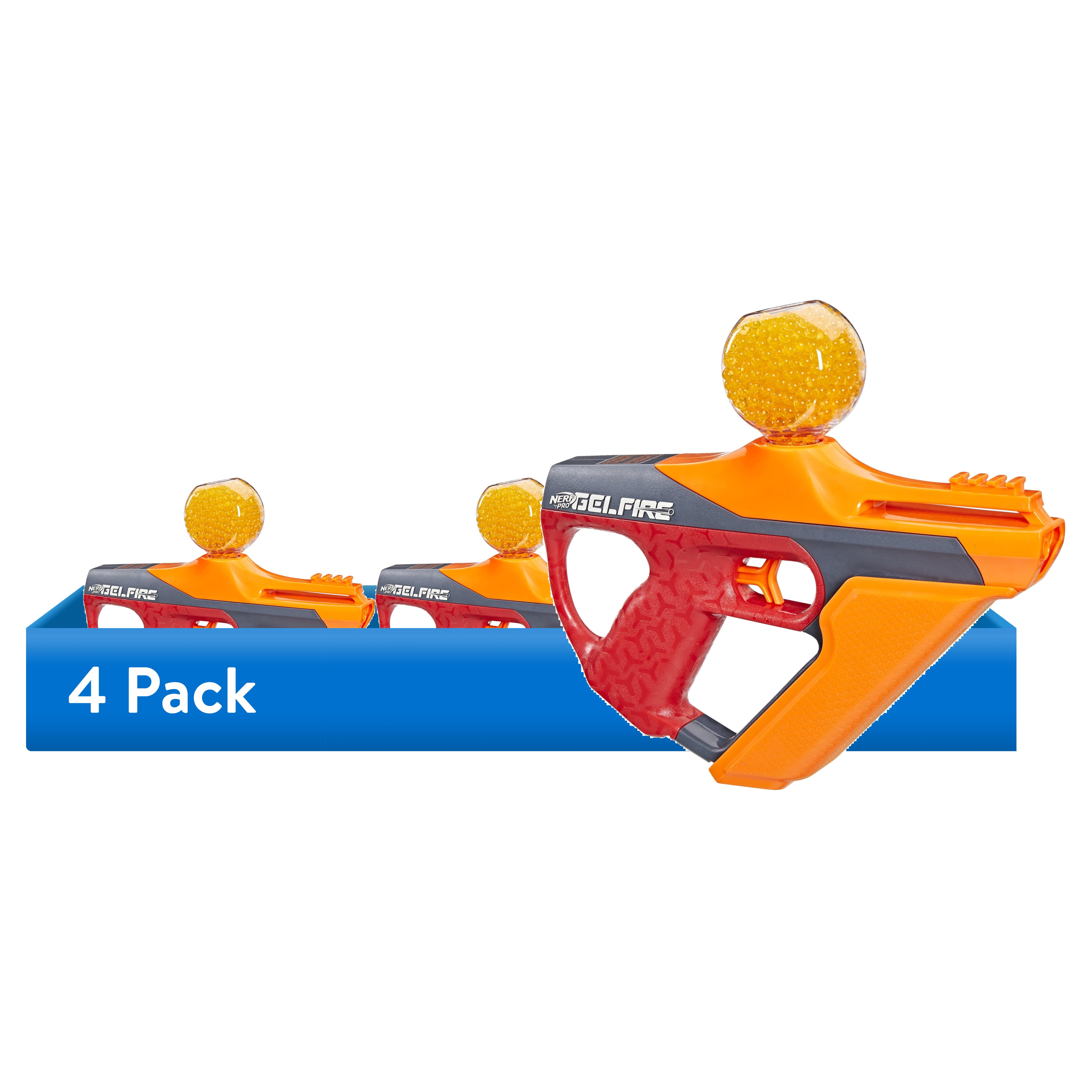 4 pack) Nerf Pro Gelfire Uproar Blaster, 10,000 Gelfire Rounds