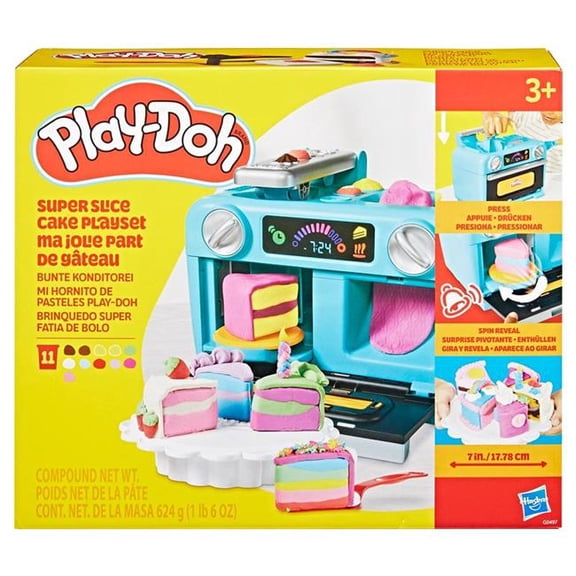 Hasbro HSBG0497 Play-Doh - Super Slice Cake Playset - Pack of 2