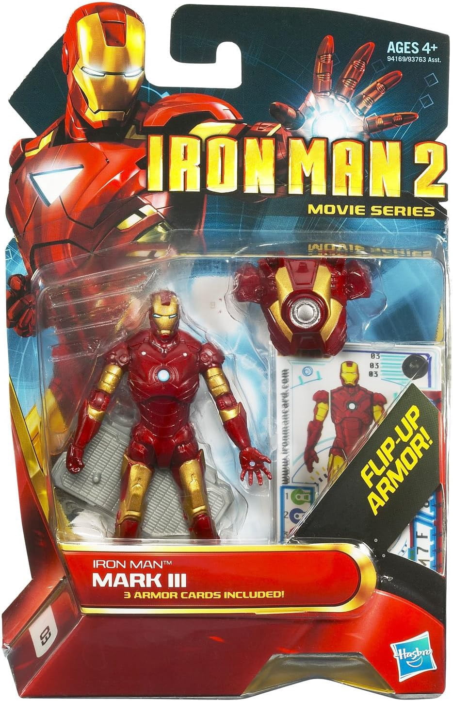 Hasbro Iron Man Mark III Action Figure, 3.75" Kids Toy, Advanced Armor, Super Strength