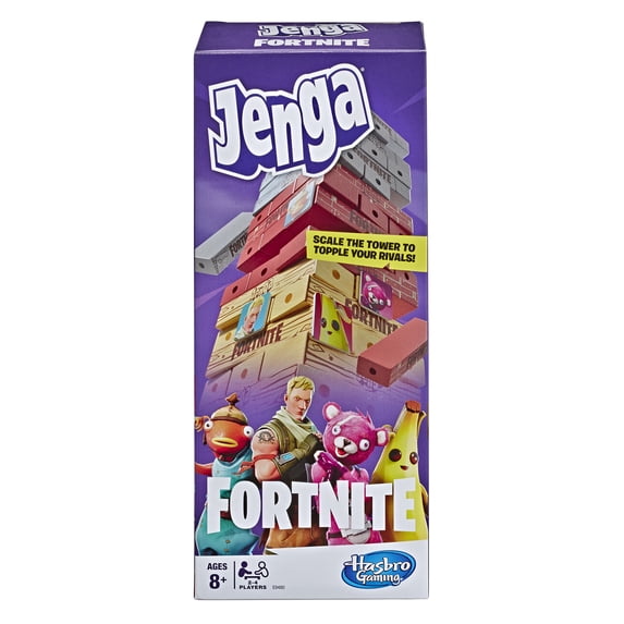 Hasbro Jenga: Fortnite Edition Block Stacking Game for Kids, for Kids Ages 8 and Up