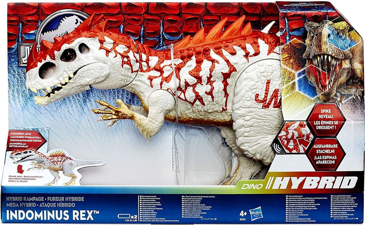 jurassic world hybrid rampage indominus rex