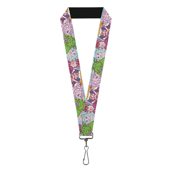 Hasbro Lanyard, Candy Land Character Lineup Stripe Multi Color, Elastic