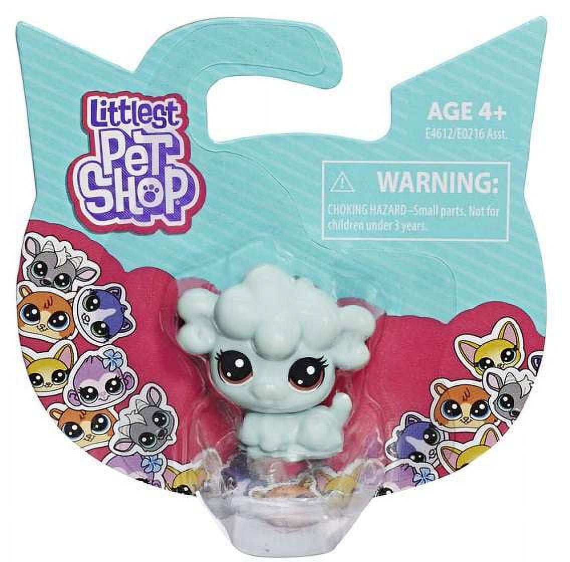 Hasbro Littlest Pet Shop Sheep Mini Figures, Charming Blue Design