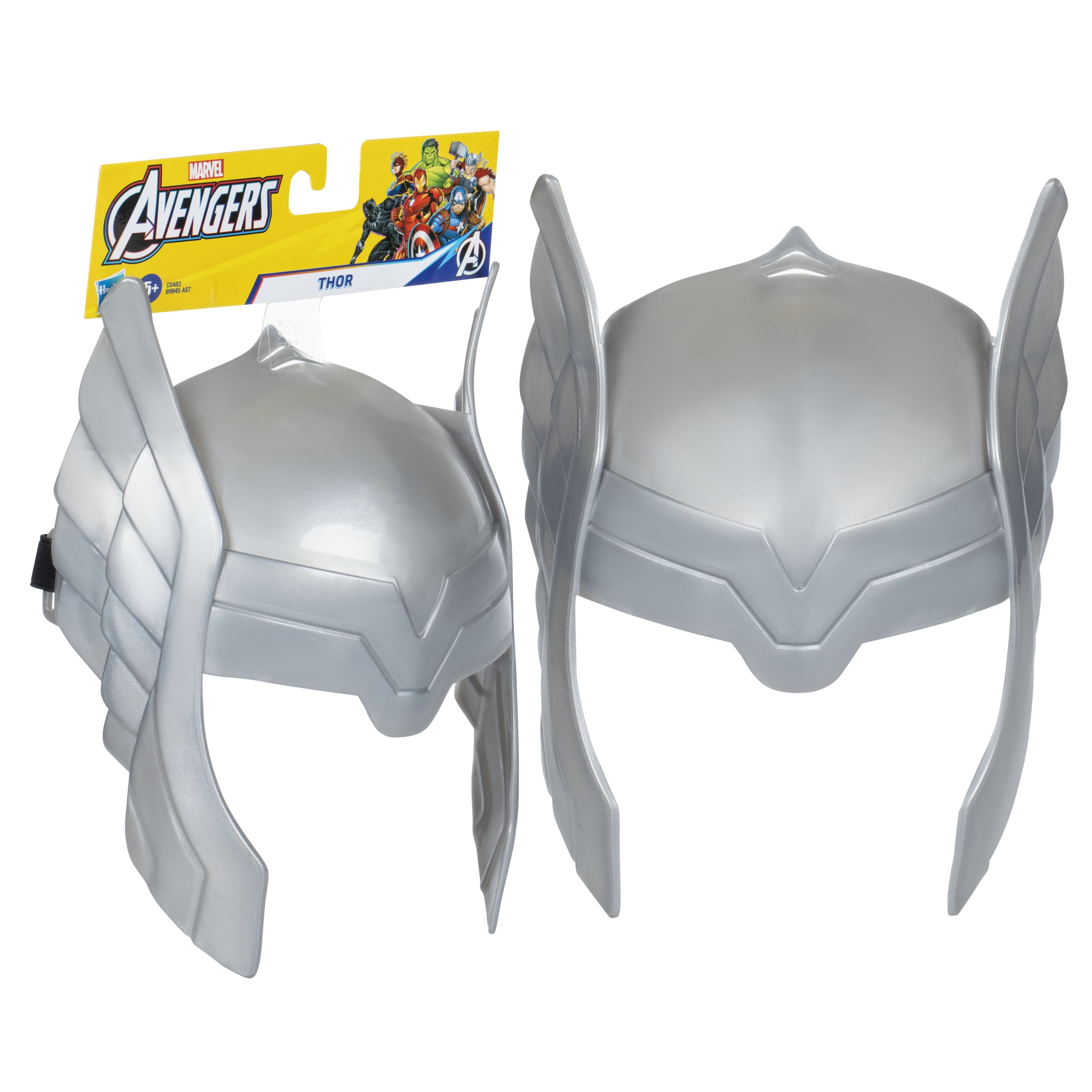 Thor Man Mask Hasbro Marvel Avengers Thor Mask - Kids Halloween Costume - Walmart.com