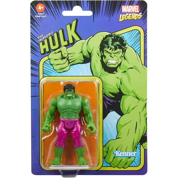 Hasbro Marvel Legends Collectible Child Hulk Action Figure, Green, 0.7 oz