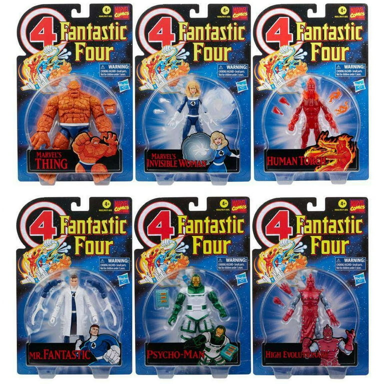 Hasbro Marvel Legends Fantastic Four Action Figures, Set of