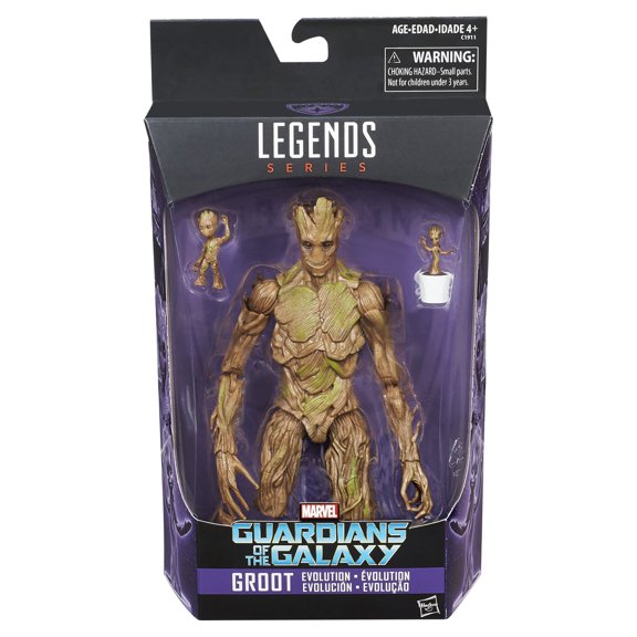 Marvel Legends Series Guardians of the Galaxy Groot Evolution Action Figure