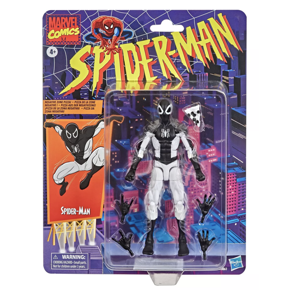 Hasbro Marvel Legends Retro Collection Spider-Man Action Figure Set, 6 Pieces