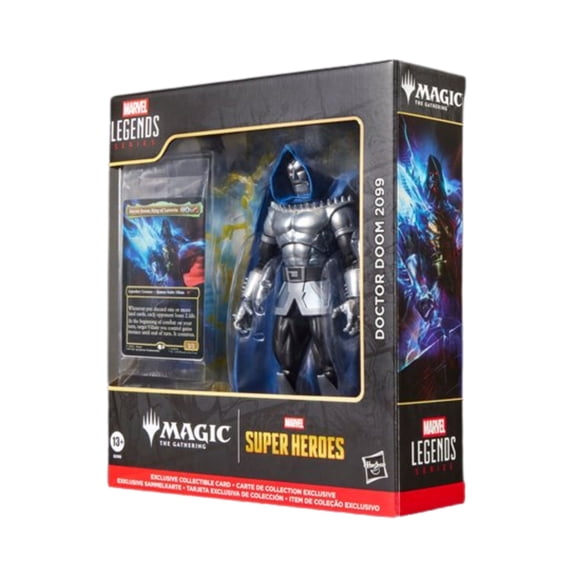 Hasbro Marvel Legends Series Doctor Doom 2099 6-Inch Action Figure with MTG Foil Promo Card