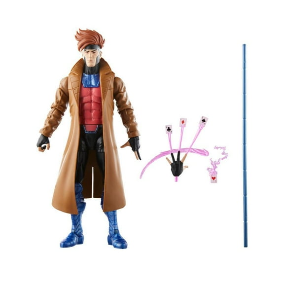 Hasbro Marvel Legends Series Gambit, X-Men 97 6" Marvel Legends Action Figures