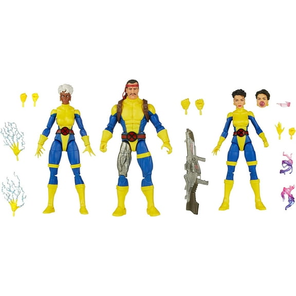 Hasbro Collectibles - Hasbro Marvel Legends Series: Marvels Forge, Storm, & Jubilee Figures  [COLLECTABLES] Action Figure, Collectible