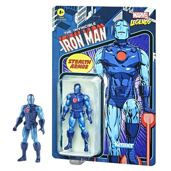 Hasbro Marvel Legends Series Retro 375 Collection Stealth Suit Iron Man Action Figure